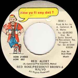 7inch Record ANTHONY RED ROSE / PREZIDENT BROWN - Red Alert HOW052 How Yu Fi Sey D Jamaica Reggae, Ska & Dub Used
7inch Record ANTHONY RED ROSE / PREZIDENT BROWN - Red Alert HOW052 How Yu Fi Sey D Jamaica Reggae, Ska & Dub Used