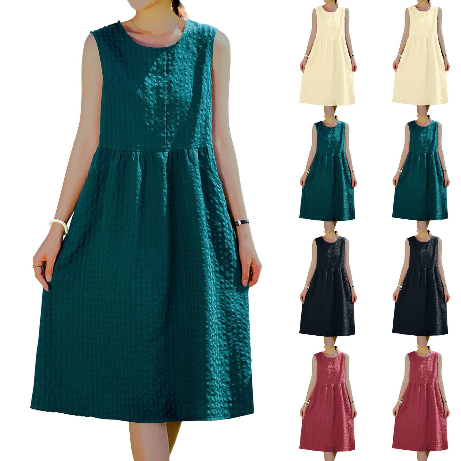 Women s Fashionable And Trendy Round Neck Loose Sleeveless Dress In Plus Size XXXL червоний
Women s Fashionable And Trendy Round Neck Loose Sleeveless Dress In Plus Size XXXL червоний