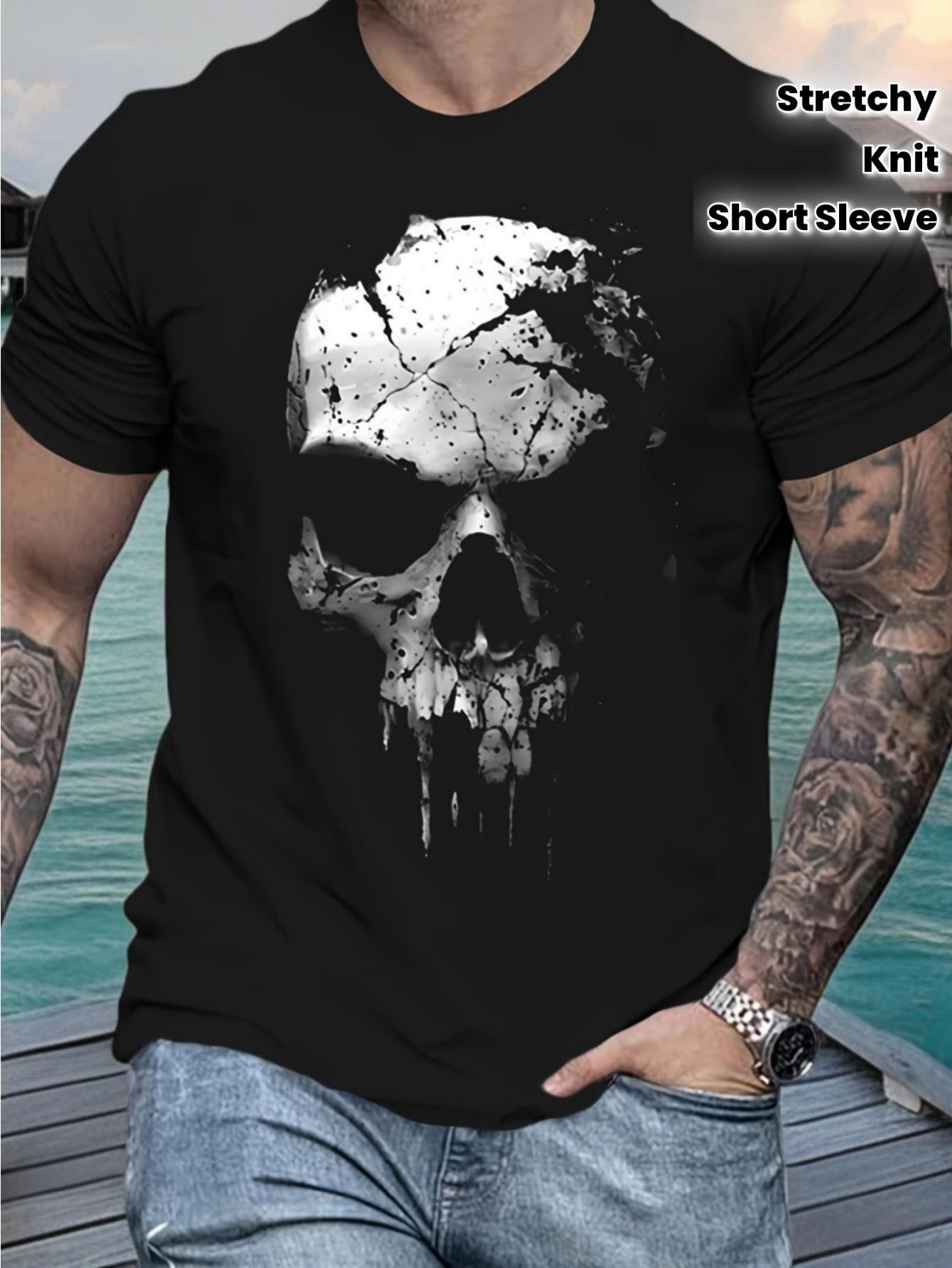 T-Shirt y2k Gothic 3D Digital Skull Black/White L
T-Shirt y2k Gothic 3D Digital Skull Black/White L