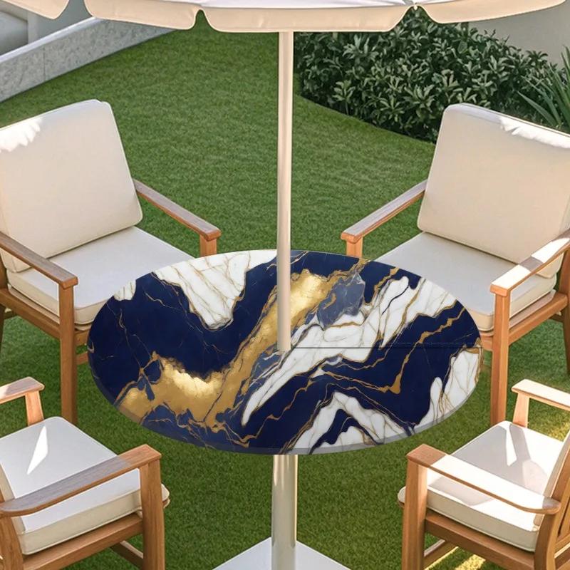 Elastic Fitted Table Cloth Waterproof Dining Picnic Camping Courtyard Tablecloth Outdoor Umbrella Hole Round Table Cover S
Elastic Fitted Table Cloth Waterproof Dining Picnic Camping Courtyard Tablecloth Outdoor Umbrella Hole Round Table Cover S