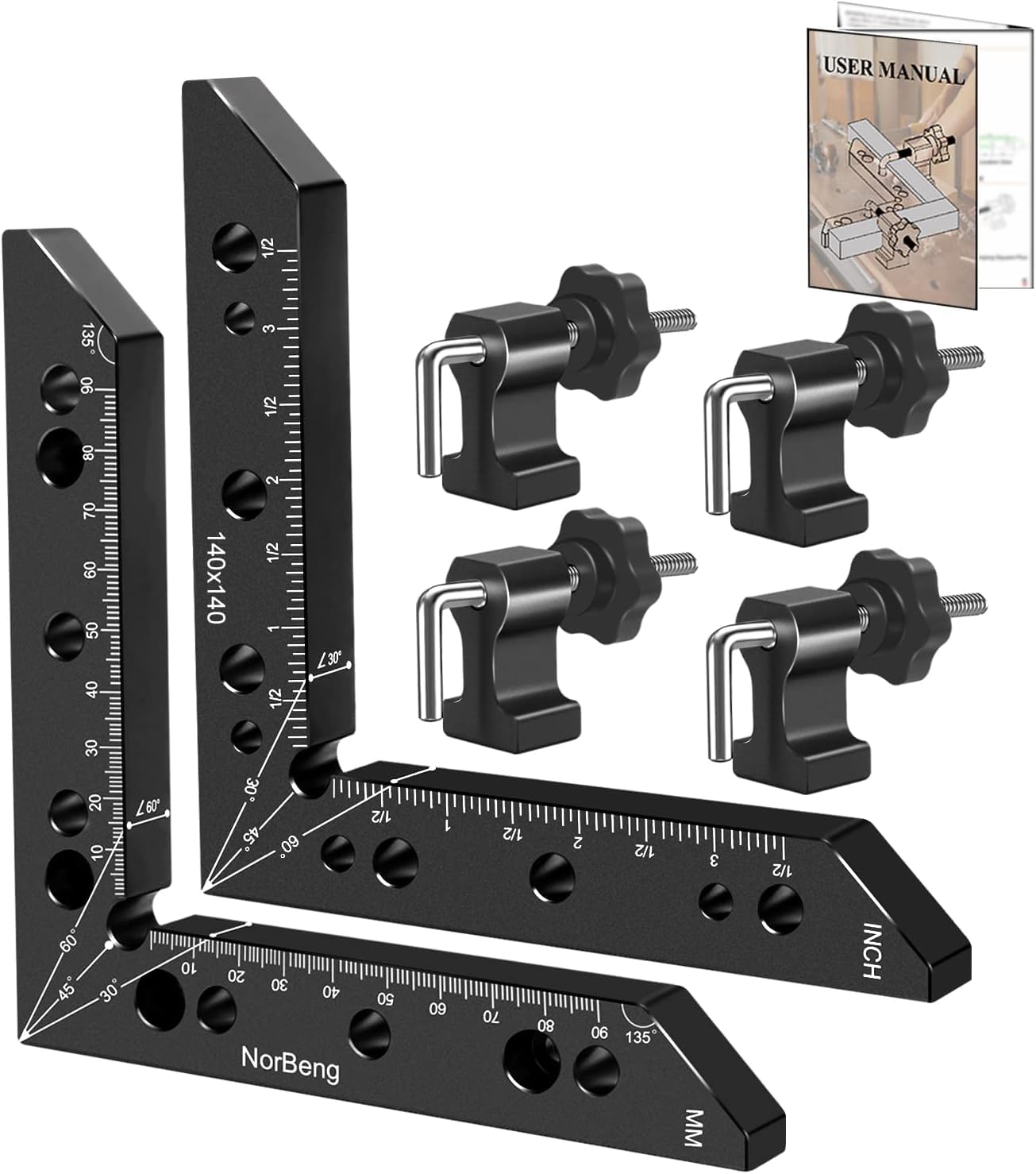 90 Degree Locating Angle Right Angle Assembly Square Woodworking Block for Woodworking Tool Furniture Cabinet Use 2pcs Angle, Tensioner, Clip, Frame,
90 Degree Locating Angle Right Angle Assembly Square Woodworking Block for Woodworking Tool Furniture Cabinet Use 2pcs Angle, Tensioner, Clip, Frame,
