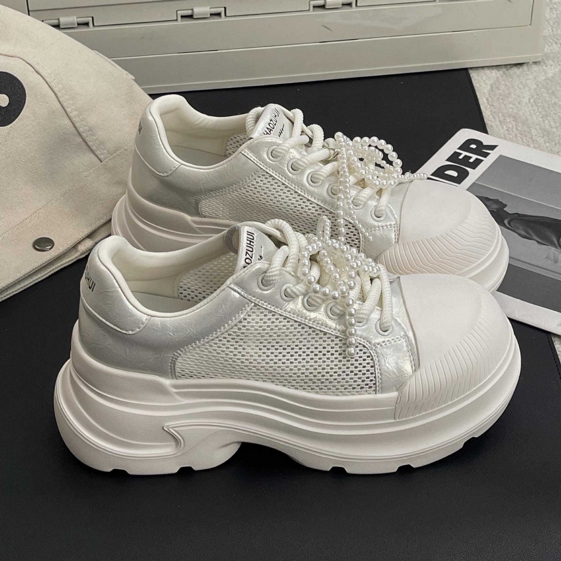 European Station spring new thick-soled heightening large white shoes women s new versatile leather casual shoes 40 перлина білого кольору
European Station spring new thick-soled heightening large white shoes women s new versatile leather casual shoes 40 перлина білого кольору