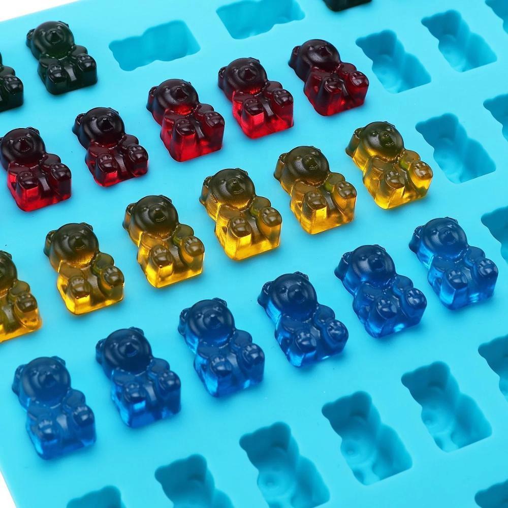 50Grids Gummy Bear Mold Силиконовая форма для конфет в форме медведя с капельницей DIY формы для шоколадной помадки кухонные инструменты для выпечки украшения
50Grids Gummy Bear Mold Силиконовая форма для конфет в форме медведя с капельницей DIY формы для шоколадной помадки кухонные инструменты для выпечки украшения