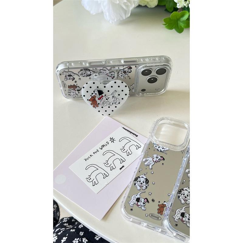 Spotted Dog Stand Touch-Up Mirror for iPhone 17 Apple 16/15 Pro Case, Premium Feel iPhone 15
Spotted Dog Stand Touch-Up Mirror for iPhone 17 Apple 16/15 Pro Case, Premium Feel iPhone 15