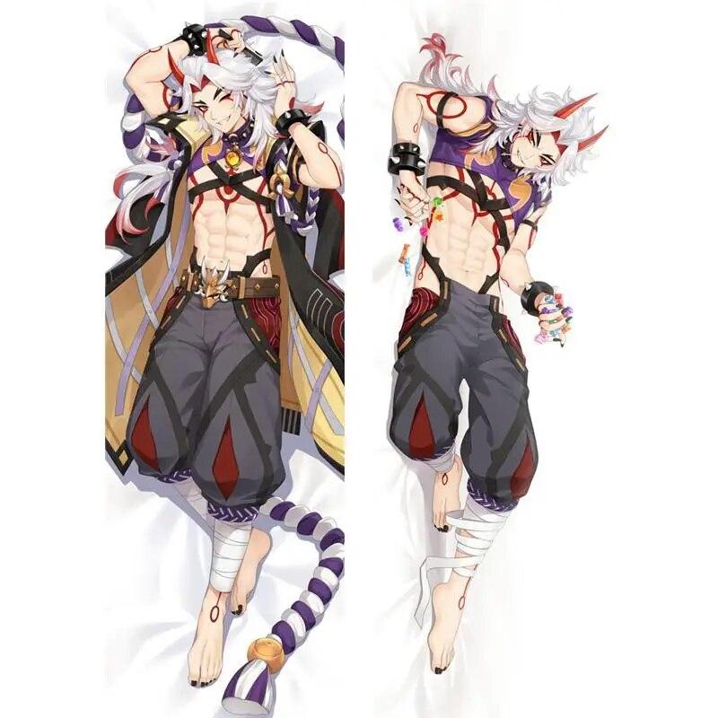 Наволочка для тела Game Genshin Impact Arataki Itto для косплея Dakimakura, персиковая кожа, двусторонняя обнимающая подушка для тела, наволочка 60x180cm Peach skin
Наволочка для тела Game Genshin Impact Arataki Itto для косплея Dakimakura, персиковая кожа, двусторонняя обнимающая подушка для тела, наволочка 60x180cm Peach skin