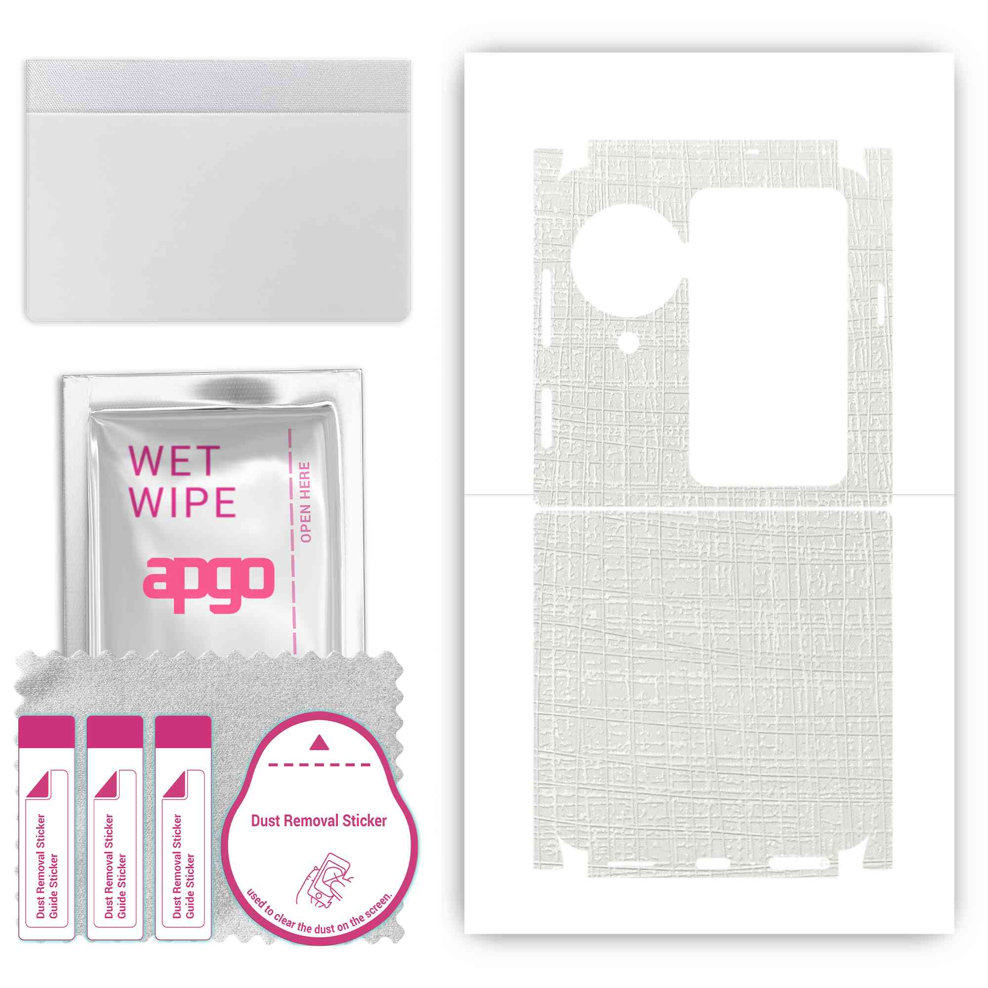 apgo Protective Skin Sticker for the back+sides compatible with Oppo Find N3 Flip, Full Wrap Film, Foil, Vinyl - Pattern White Fabric
apgo Protective Skin Sticker for the back+sides compatible with Oppo Find N3 Flip, Full Wrap Film, Foil, Vinyl - Pattern White Fabric