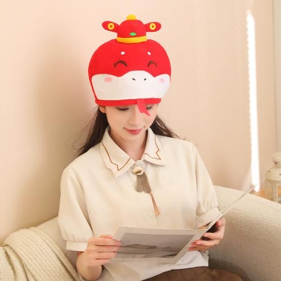 Новогодняя шляпа Yousheng, реквизит для фотосъемки, удача, форма змеи, костюм для косплея на вечеринку в честь года Змеи, теплый головной убор из мультфильма красный
Новогодняя шляпа Yousheng, реквизит для фотосъемки, удача, форма змеи, костюм для косплея на вечеринку в честь года Змеи, теплый головной убор из мультфильма красный