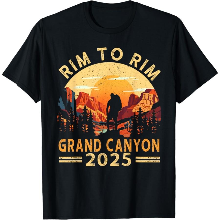 South Rim To North Rim Grand Canyon 2025 Hiking T-Shirt XXXXXL чорний
South Rim To North Rim Grand Canyon 2025 Hiking T-Shirt XXXXXL чорний