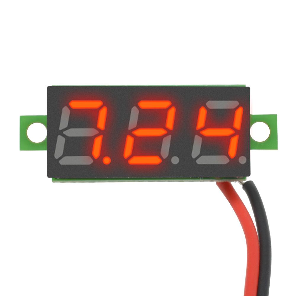 0.28 Inch DC 2.5-30V Mini LED Digital Voltmeter Voltage Meter Panel 2 Wire Car Motocycle Electric Volt Tester 5V 12V 24V червоний
0.28 Inch DC 2.5-30V Mini LED Digital Voltmeter Voltage Meter Panel 2 Wire Car Motocycle Electric Volt Tester 5V 12V 24V червоний