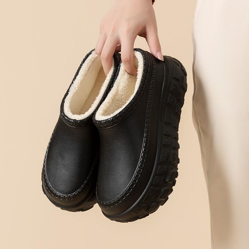 2025 Winter Waterproof Non-slip Plush Cotton Shoes - Unisex Wearable Home Slippers 40-41 чорний
2025 Winter Waterproof Non-slip Plush Cotton Shoes - Unisex Wearable Home Slippers 40-41 чорний