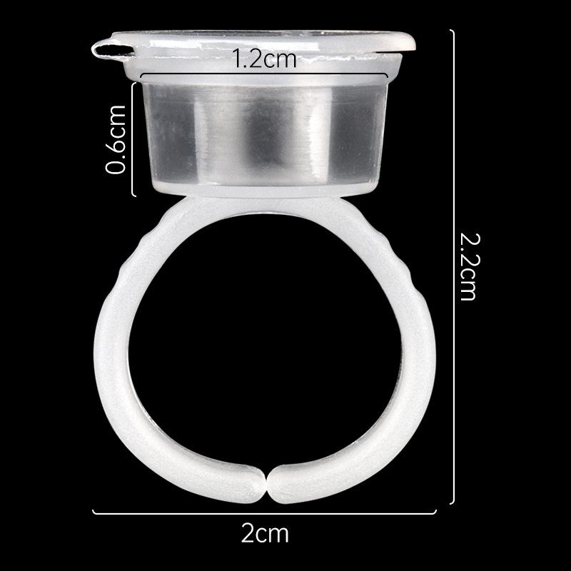 50-Pack Grafting Eyelash Glue Holder Rings with Flip-Top Seal
50-Pack Grafting Eyelash Glue Holder Rings with Flip-Top Seal