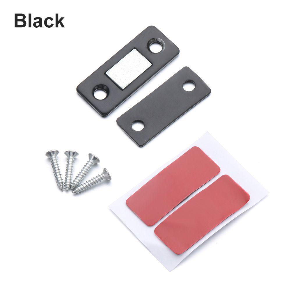 With Screw Adhesive Cupboard Cabinet Latch Magnetic Door Closer Closet Cupboard Black
With Screw Adhesive Cupboard Cabinet Latch Magnetic Door Closer Closet Cupboard Black