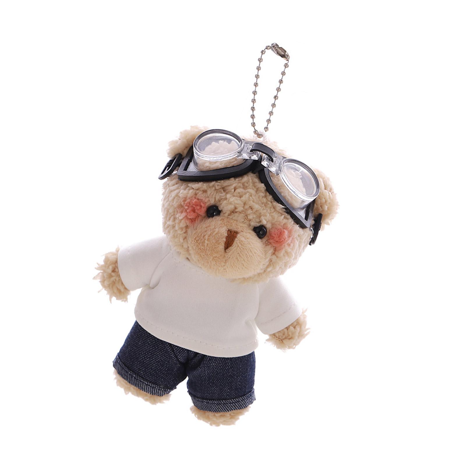 Pilot Lovely Bear Sturdy Plush Keychain Charm With Goggles Soft Comfortable Materials Accessory for All Ages Use хаки
Pilot Lovely Bear Sturdy Plush Keychain Charm With Goggles Soft Comfortable Materials Accessory for All Ages Use хаки