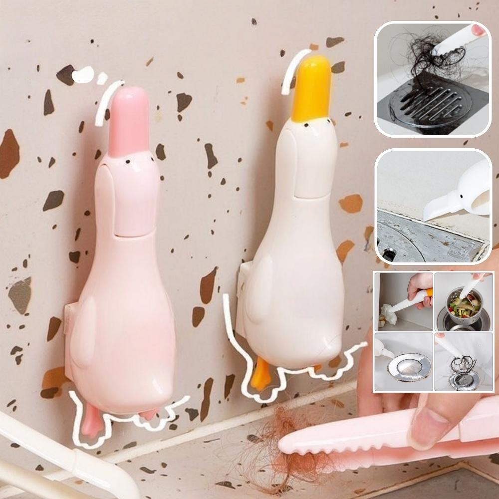 Bathroom Hair Cleaning Clip Cute Duck Multi-Function Clamp Toilet Drain Hair Remover Tool рожевий
Bathroom Hair Cleaning Clip Cute Duck Multi-Function Clamp Toilet Drain Hair Remover Tool рожевий