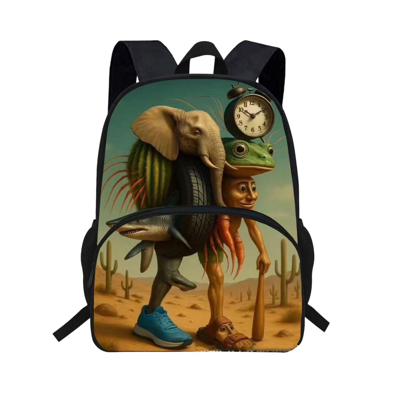 Рюкзак, Рюкзак с 3D цифровой печатью, Рюкзак для возвращения в школу, Школьная наплечная сумка для студентов и фанатов One Size