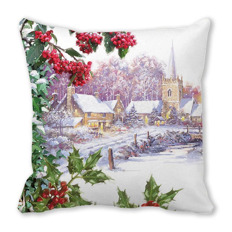 Рождественский чехол для подушки с принтом Робина, наволочка с зимними птицами, Рождественская наволочка с Холли, украшения 45x45cm
Рождественский чехол для подушки с принтом Робина, наволочка с зимними птицами, Рождественская наволочка с Холли, украшения 45x45cm