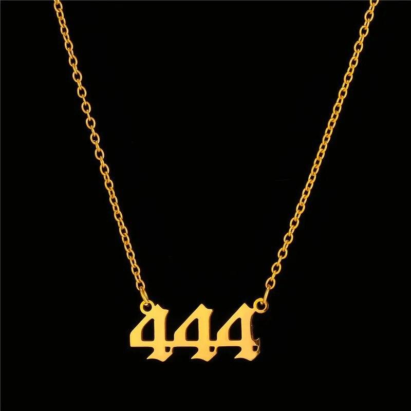 444 Число Ангела Ожерелье Подвеска Из Нержавеющей Стали Ювелирные Изделия Ожерелье Для Женщин Мужчин
444 Число Ангела Ожерелье Подвеска Из Нержавеющей Стали Ювелирные Изделия Ожерелье Для Женщин Мужчин
