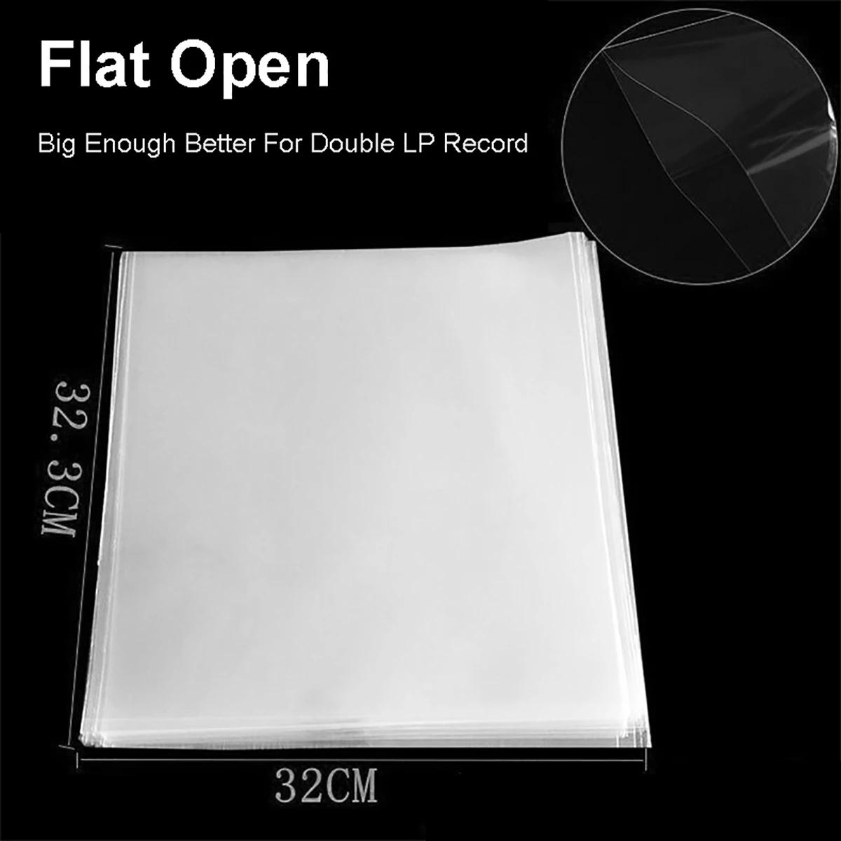 50PCS LP Record Outer Sleeves 32x32cm Transparent OPP Record Disc Protective Storage Bags for Turntable Player LP Vinyl Record
50PCS LP Record Outer Sleeves 32x32cm Transparent OPP Record Disc Protective Storage Bags for Turntable Player LP Vinyl Record
