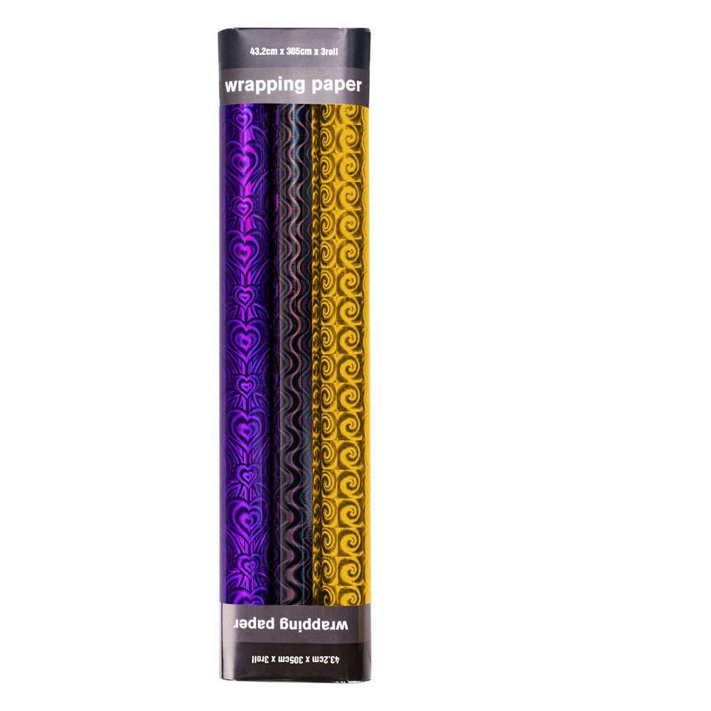 3 Mini Roll Holographic Wrapping Paper Spiral Wave Laser Stripe Christmas Valentine s Day Gift Packaging Paper 17*120 Inches 43x305 CM
3 Mini Roll Holographic Wrapping Paper Spiral Wave Laser Stripe Christmas Valentine s Day Gift Packaging Paper 17*120 Inches 43x305 CM