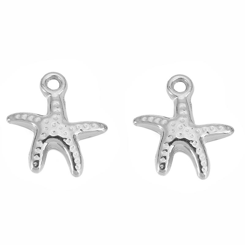 5pcs Never Fade Stainless Steel Starfish Charms Necklace Beads Pendants Earrings Charms for DIY Bracelet Findings Jewelry Making
5pcs Never Fade Stainless Steel Starfish Charms Necklace Beads Pendants Earrings Charms for DIY Bracelet Findings Jewelry Making