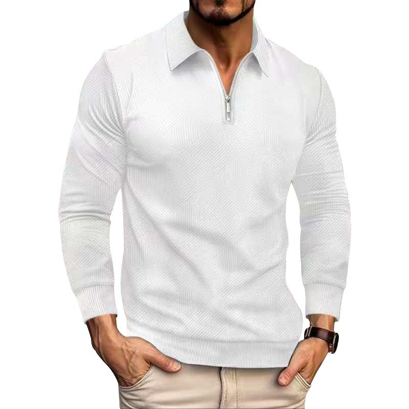 Men s Two Tone Zip Polo Shirt, Casual Long Sleeve Collared Top, Textured Fabric for Daily Wear S білий
Men s Two Tone Zip Polo Shirt, Casual Long Sleeve Collared Top, Textured Fabric for Daily Wear S білий