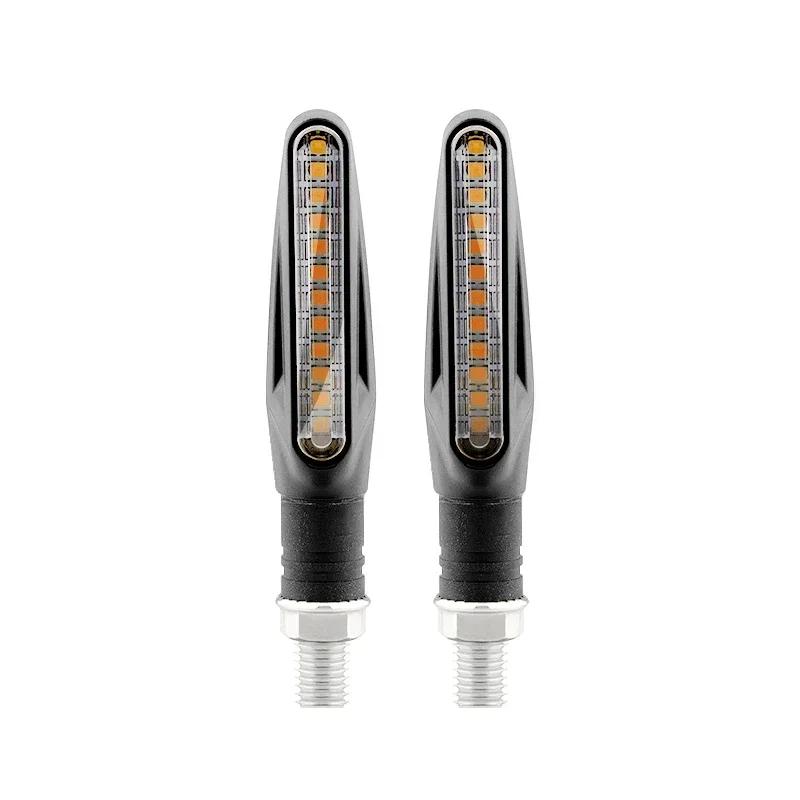 2PCS Motorcycle LED Turn Signal Light Amber Flasher LED Flowing Water Indicator Blinker Waterproof Motorcycle Lamp Accessories
2PCS Motorcycle LED Turn Signal Light Amber Flasher LED Flowing Water Indicator Blinker Waterproof Motorcycle Lamp Accessories