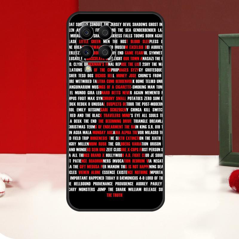The X Files TV Series Case For Samsung Galaxy M33 M53 M13 M23 M52 M32 M12 M11 M31 M51 M20 M21 M14 M54 M31s Cover Samsung M31s
The X Files TV Series Case For Samsung Galaxy M33 M53 M13 M23 M52 M32 M12 M11 M31 M51 M20 M21 M14 M54 M31s Cover Samsung M31s
