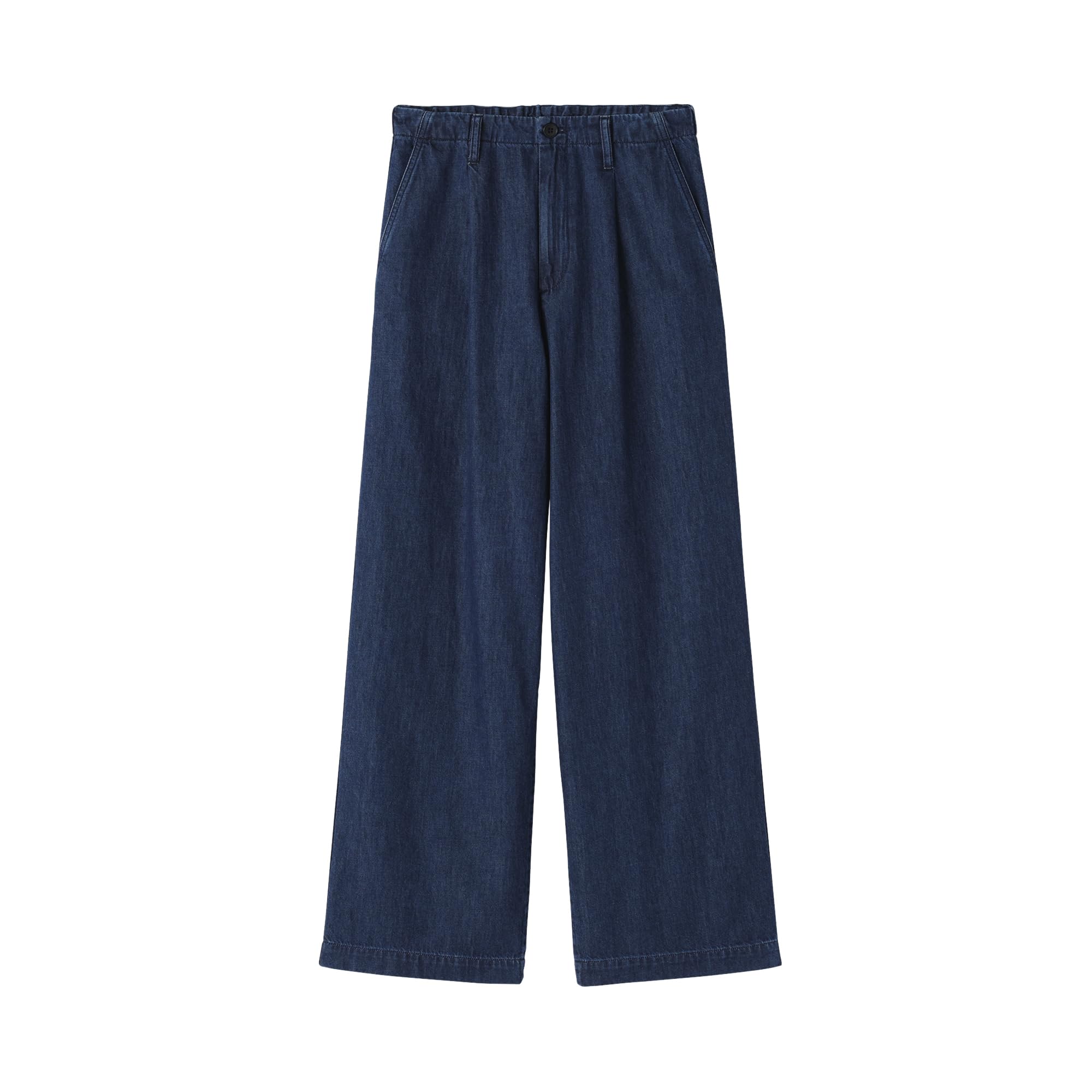 MUJI Women s Lightweight Denim Tuck Wide Pants, Blue, Size XL, BE1Z2A5A
MUJI Women s Lightweight Denim Tuck Wide Pants, Blue, Size XL, BE1Z2A5A