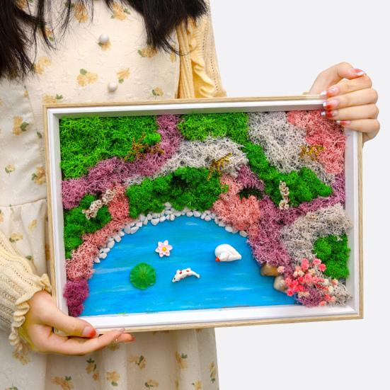 1 комплект вечного мха, уникальная творческая картина мира океана с фоторамкой для украшения дома
1 комплект вечного мха, уникальная творческая картина мира океана с фоторамкой для украшения дома