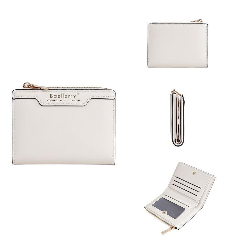 Baellerry Women Fashion Wallets Artificial Leather Bifold Purse Short Card Holder Coin Purse GZW 12.6*10*2cm белый
Baellerry Women Fashion Wallets Artificial Leather Bifold Purse Short Card Holder Coin Purse GZW 12.6*10*2cm белый
