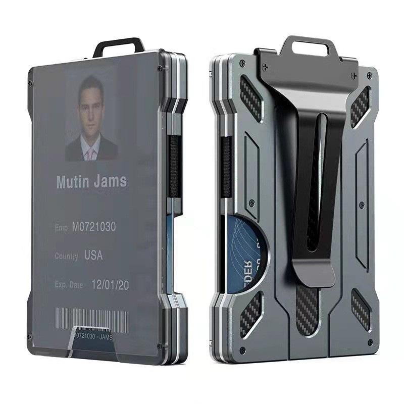 RFID Anti-Theft Aluminum ID Card Holder & Transparent Badge Case чёрный
RFID Anti-Theft Aluminum ID Card Holder & Transparent Badge Case чёрный