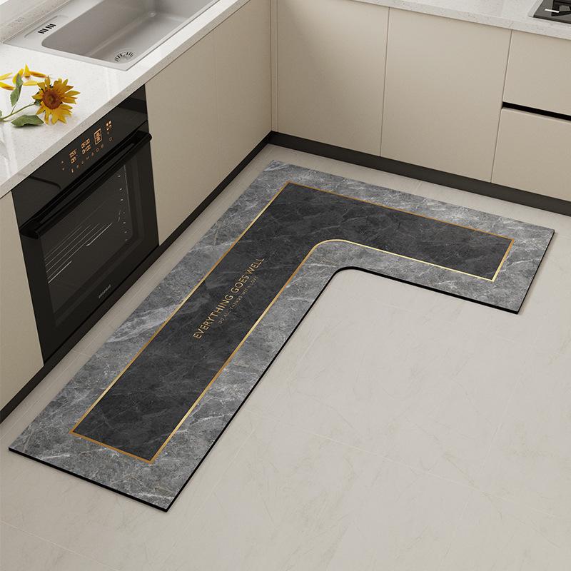 Кухонные коврики L-образной формы премиум-класса: грязеотталкивающая, простая в уходе, впитывающая, быстросохнущая диатомовая грязь для бытового использования. 80*150cm
Кухонные коврики L-образной формы премиум-класса: грязеотталкивающая, простая в уходе, впитывающая, быстросохнущая диатомовая грязь для бытового использования. 80*150cm