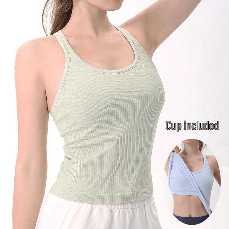 Women s Ribbed Quick-Dry Racerback Sports Tank with Padded Cups for Running and Yoga S
Women s Ribbed Quick-Dry Racerback Sports Tank with Padded Cups for Running and Yoga S