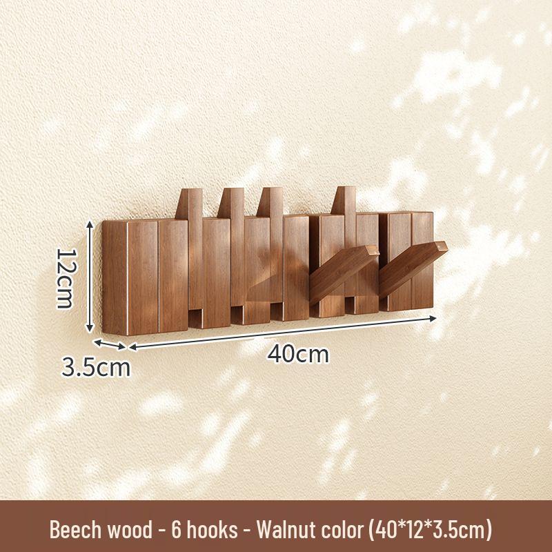 Piano Key Coat Rack - Solid Wood, No-Drill, Wall-Mounted Space-Saving Entryway Storage 6 Hooks
Piano Key Coat Rack - Solid Wood, No-Drill, Wall-Mounted Space-Saving Entryway Storage 6 Hooks