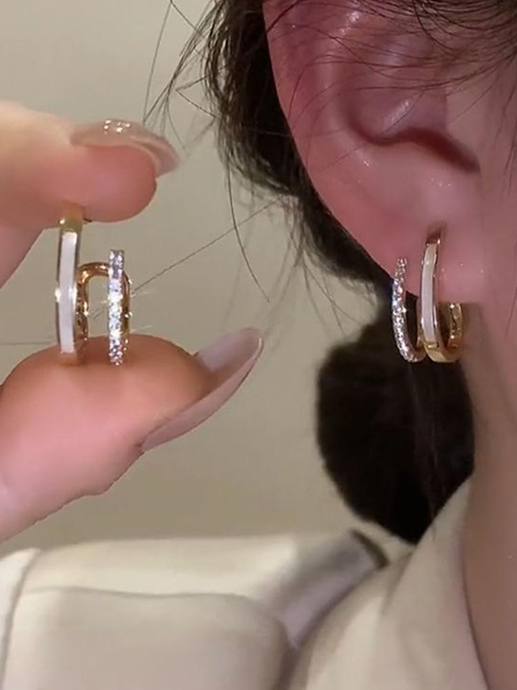 New 925 Silver/Gold Elegant Double-Row Zircon Earrings Fashion Women s Charm Birthday Party Gift Jewelry золотий
New 925 Silver/Gold Elegant Double-Row Zircon Earrings Fashion Women s Charm Birthday Party Gift Jewelry золотий