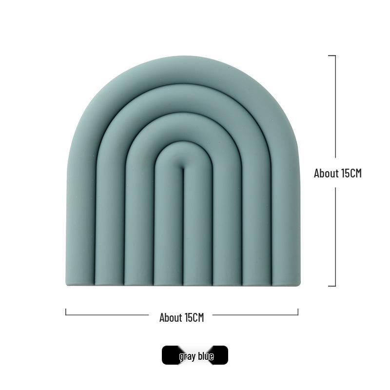 Силиконовая изоляционная радужная U-образная противоожоговая подставка под горячее - Толстая подставка, устойчивая к высоким температурам 15*15*0.9 cm
Силиконовая изоляционная радужная U-образная противоожоговая подставка под горячее - Толстая подставка, устойчивая к высоким температурам 15*15*0.9 cm