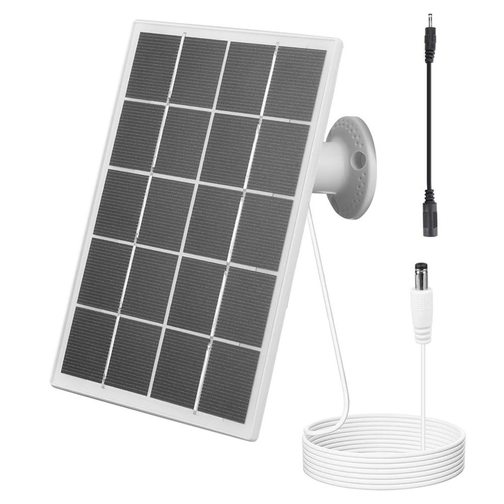 3W Solar Panel Doorbell Surveillance Camera Charger with DC55x21/DC3.5x1.35 Output Interface A
3W Solar Panel Doorbell Surveillance Camera Charger with DC55x21/DC3.5x1.35 Output Interface A