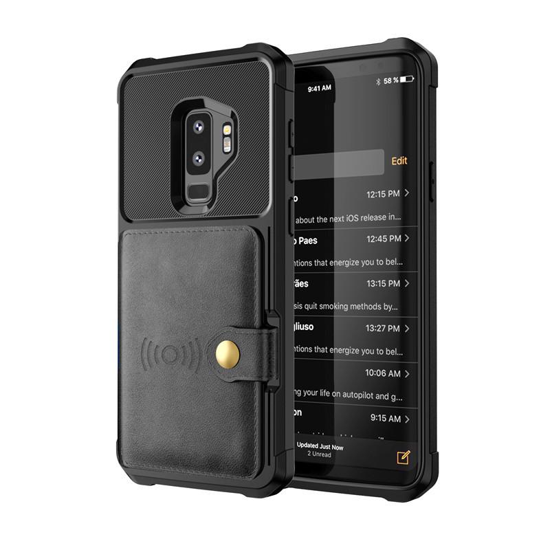 Magnetic Multi-functional Card Holder Phone Case for Samsung S10Plus/S10E, Drop-proof Protection Samsung S9 Plus чорний
Magnetic Multi-functional Card Holder Phone Case for Samsung S10Plus/S10E, Drop-proof Protection Samsung S9 Plus чорний