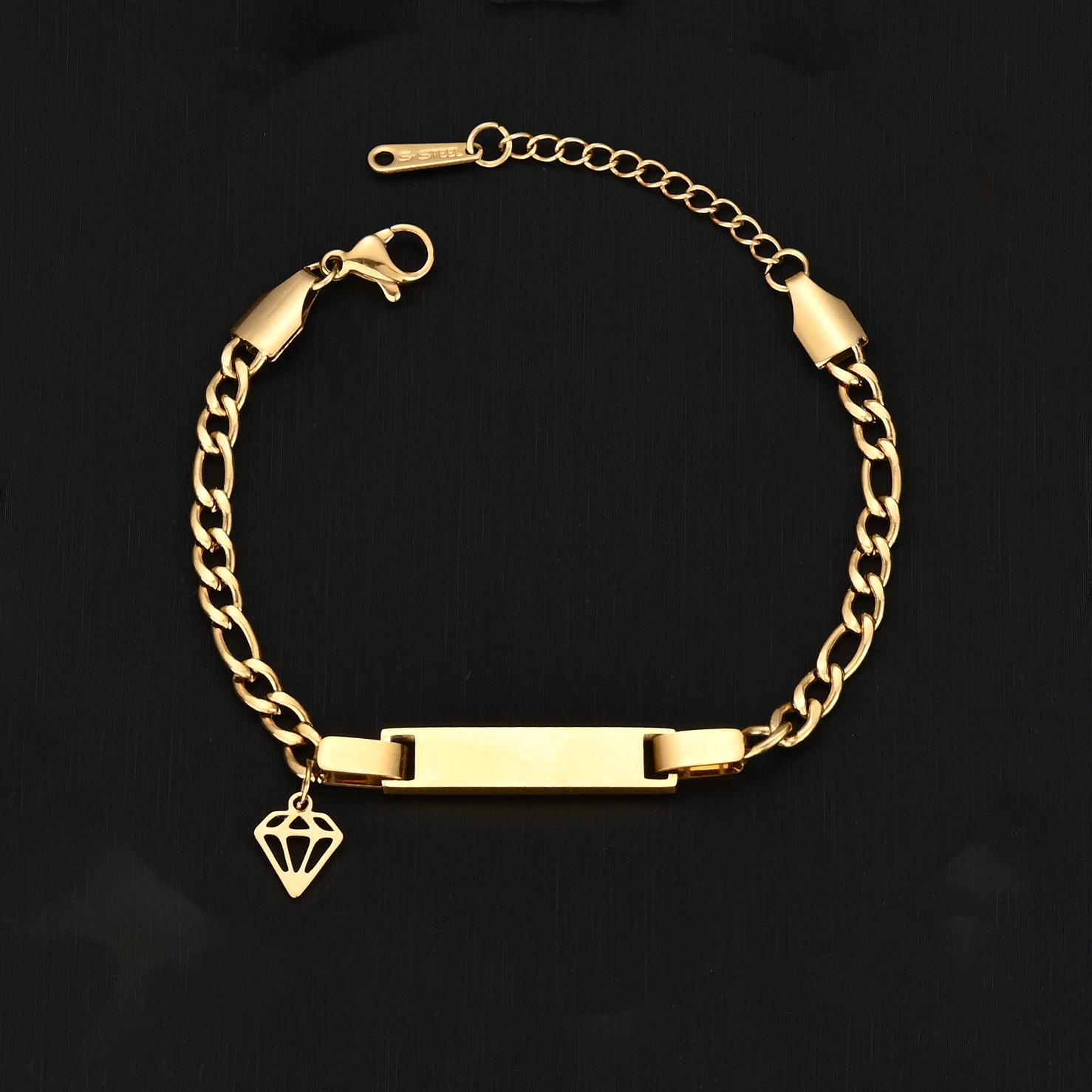 Atoztide Personalized Engrave Name Bracelet Stainless Steel Heart Cross For \Women Kids Adjustable Figaro Chain Jewelry Gift Silver color&No engrave
Atoztide Personalized Engrave Name Bracelet Stainless Steel Heart Cross For \Women Kids Adjustable Figaro Chain Jewelry Gift Silver color&No engrave