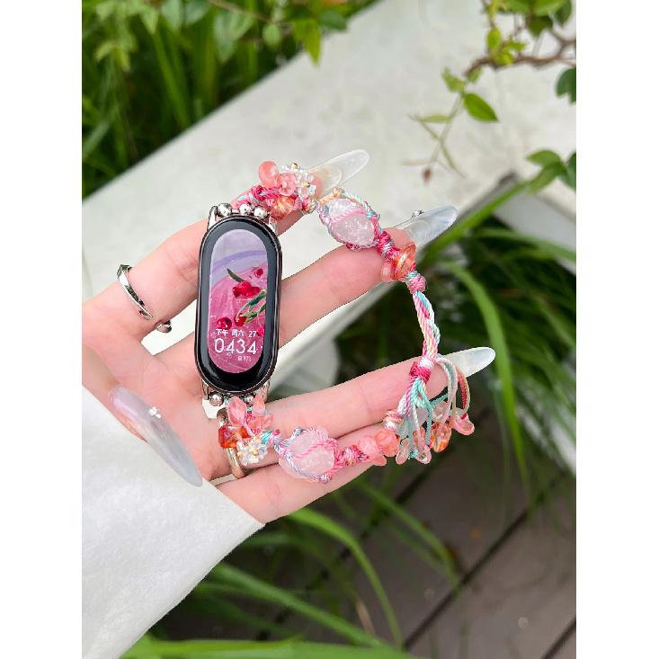 Flower Beads Colourful Stone Strap for Xiaomi Mi Band 9 8 Women Jewelry Watchband for MiBand 8 9 Smartwatch Bracelet Accessories for Mi 8 червоний
Flower Beads Colourful Stone Strap for Xiaomi Mi Band 9 8 Women Jewelry Watchband for MiBand 8 9 Smartwatch Bracelet Accessories for Mi 8 червоний