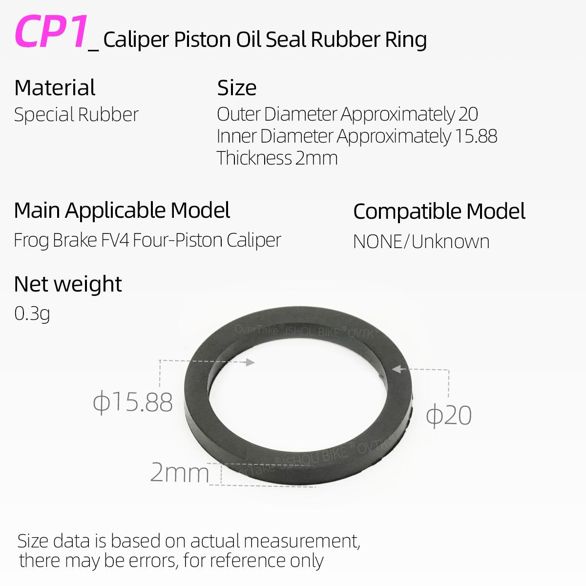 FROGWAKE FV4/FV2/FW900 Brake Repair Part Rubber Pad/Ring Caliper Piston Oil Needle/Head bike Accessories CP1 4PCS
FROGWAKE FV4/FV2/FW900 Brake Repair Part Rubber Pad/Ring Caliper Piston Oil Needle/Head bike Accessories CP1 4PCS