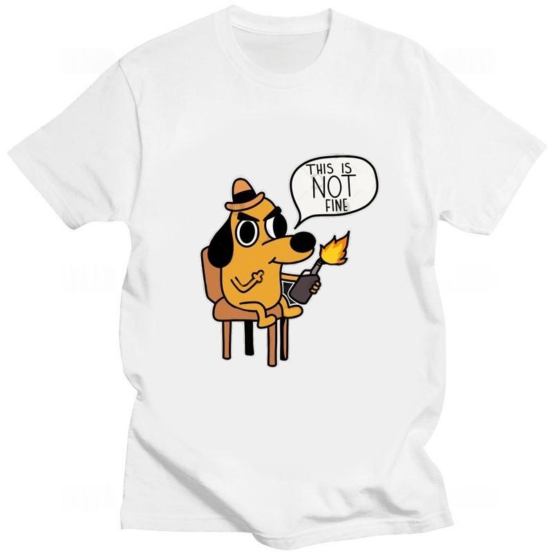 Unisex Casual T Shirt This Is Fine Meme TShirt for Unisex Crew Neck Fashion Tops Kawaii Dog Graphic Tees Oversized T Shirt Shirts Kids 4XL
Unisex Casual T Shirt This Is Fine Meme TShirt for Unisex Crew Neck Fashion Tops Kawaii Dog Graphic Tees Oversized T Shirt Shirts Kids 4XL