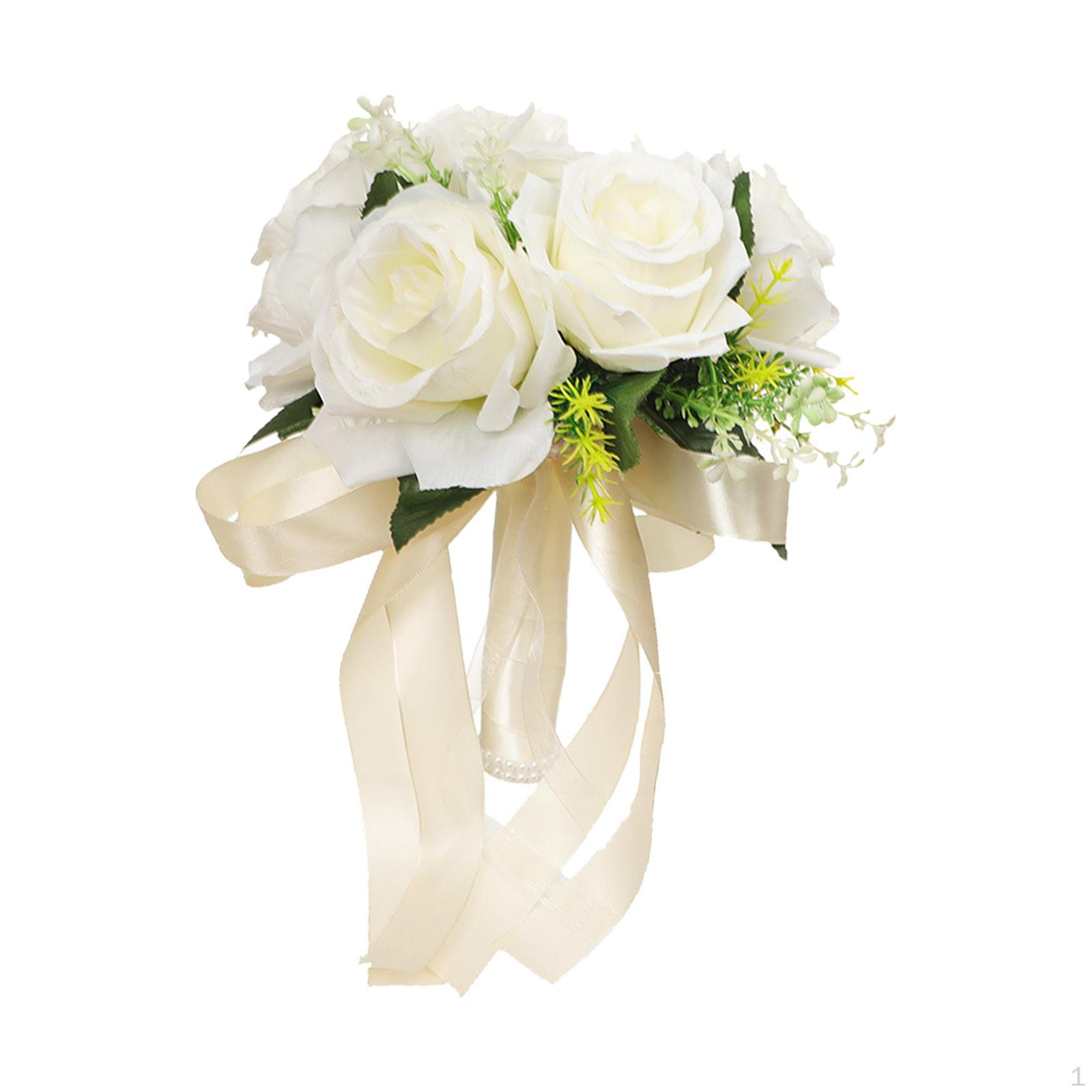 Artificial Wedding Bouquet Bride Hands Holding Arrangement for Proposal Graduation білий
Artificial Wedding Bouquet Bride Hands Holding Arrangement for Proposal Graduation білий