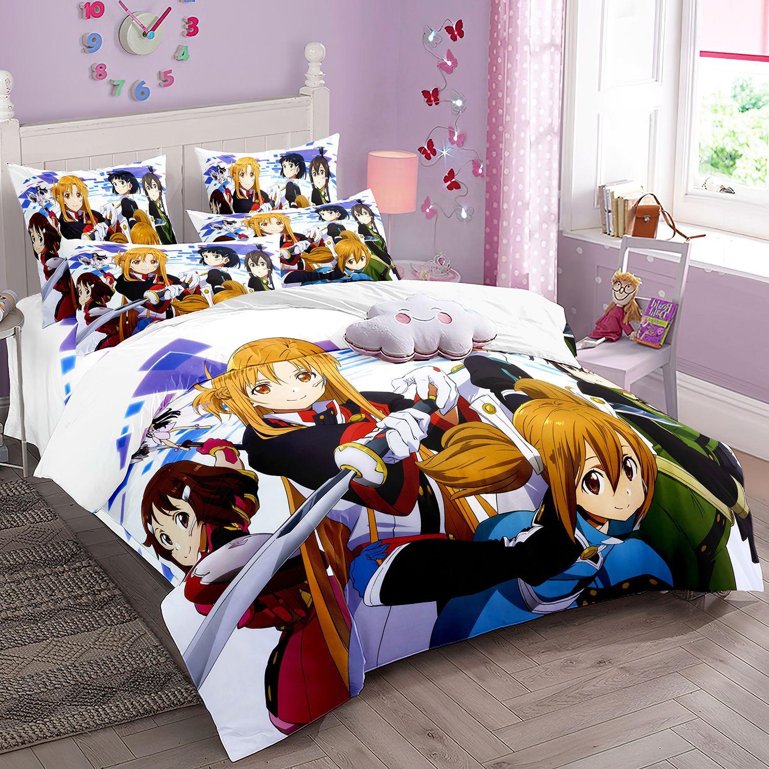 Comforter Cartoon Sword Art Online Bedding Setsjapanese Anime Art Online For Teenagers And Children Bedroom Decora Comforter (quilt)-EU Single(135*200cm)3pcs
Comforter Cartoon Sword Art Online Bedding Setsjapanese Anime Art Online For Teenagers And Children Bedroom Decora Comforter (quilt)-EU Single(135*200cm)3pcs