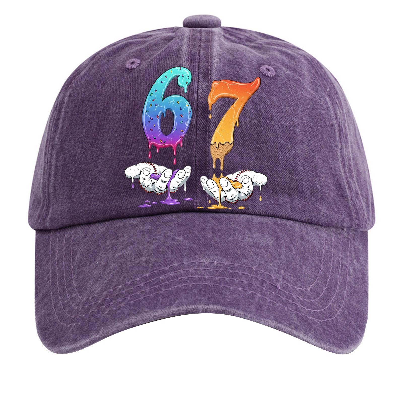 Casual Baseball with 67 Print Adjustable Fit Baseball for Everyday Wear One Size фиолетовый
Casual Baseball with 67 Print Adjustable Fit Baseball for Everyday Wear One Size фиолетовый