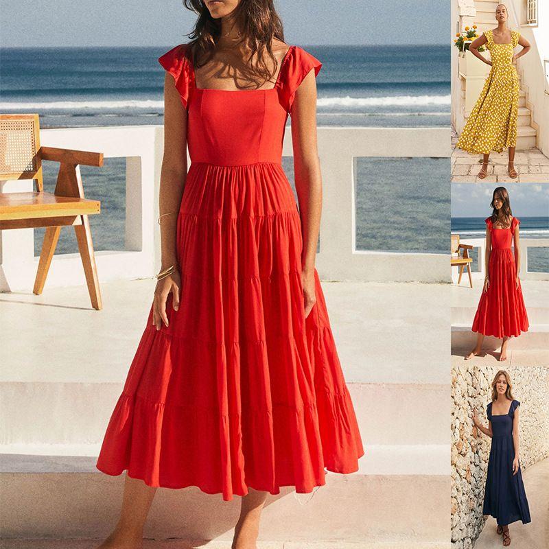 Wish Amazon High Waist Zipper Ruffle Sleeve Dress Red XL
Wish Amazon High Waist Zipper Ruffle Sleeve Dress Red XL