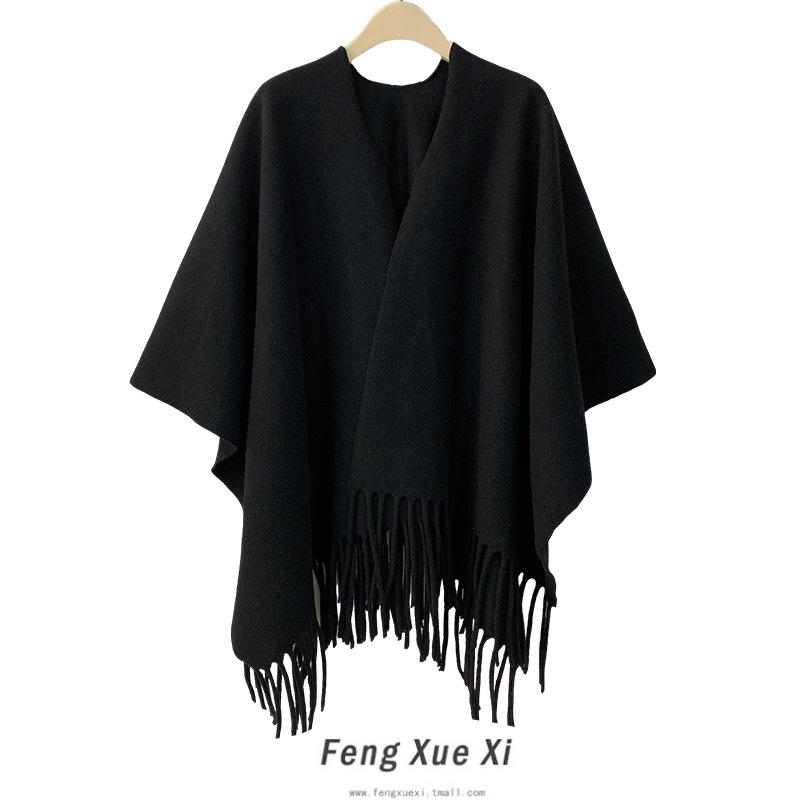 Women s Wool Cape Shawl, Thickened for Winter Warmth, Solid Color, Shoulder and Neck Protection
Women s Wool Cape Shawl, Thickened for Winter Warmth, Solid Color, Shoulder and Neck Protection