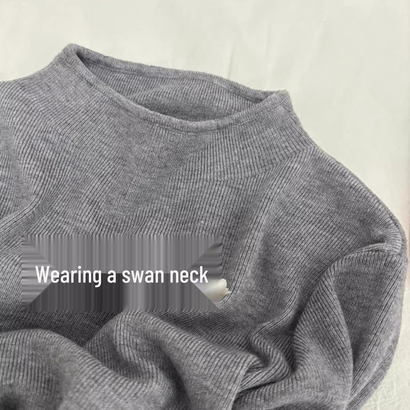 Gray Half-High Neck Slimming Knit Sweater - Women s Versatile Autumn/Winter Slim-Fit Top One Size
Gray Half-High Neck Slimming Knit Sweater - Women s Versatile Autumn/Winter Slim-Fit Top One Size