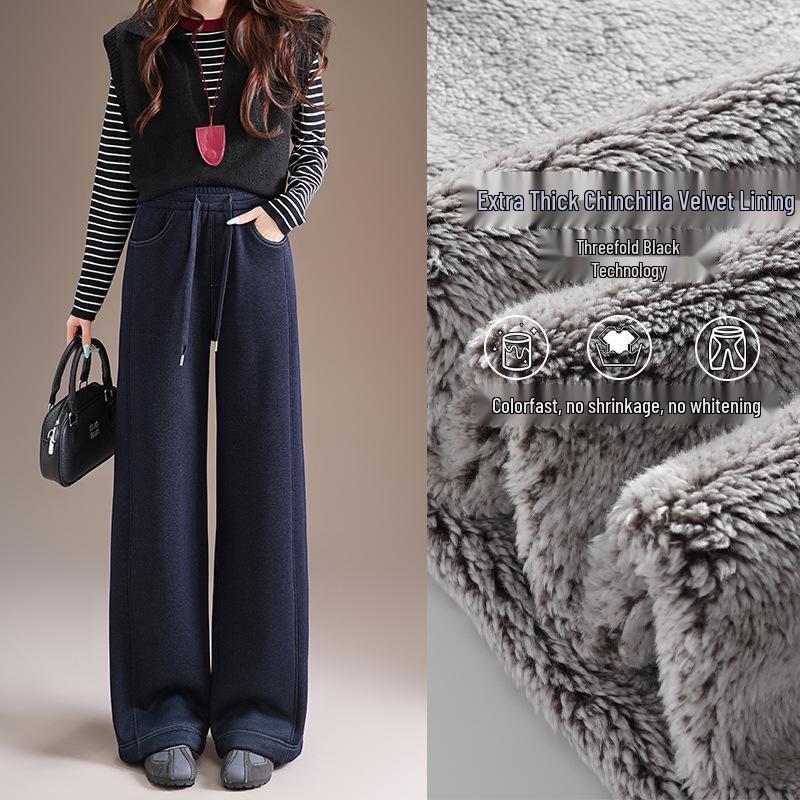 Velvet-Lined High-Waisted Casual Straight-Leg Warm Denim Pants XL (58-65 kg) джинсовый синий
Velvet-Lined High-Waisted Casual Straight-Leg Warm Denim Pants XL (58-65 kg) джинсовый синий