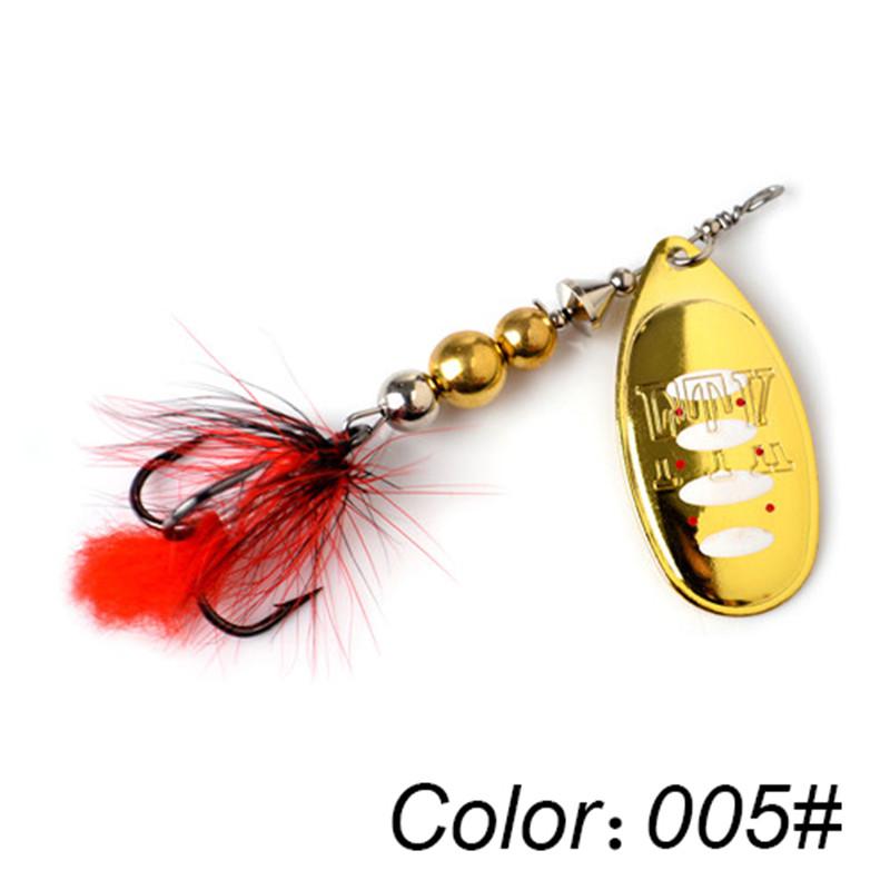 FTK Willow Spinner Lure 12 г 18 г Медь Размер 3#-5# с тройным крючком 1#-1/0# Рыбная приманка 12g-005
FTK Willow Spinner Lure 12 г 18 г Медь Размер 3#-5# с тройным крючком 1#-1/0# Рыбная приманка 12g-005